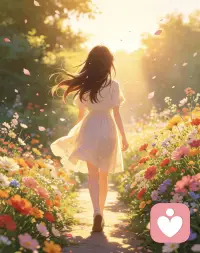 慢慢相处，慢慢欢喜，好好生活，所有温柔与偏爱，都在奔赴你的路上。配图