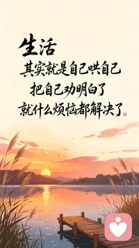 你把自己哄好了吗？