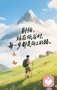 有低谷就必须有向上的路