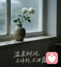 很多时候，我们需要的不是道理，只是有人认真听一听，委屈说出来，就轻了一半，心事有人接，就不那么堵了，不用假装坚强，不用事事懂事，在这里，你可以放心做个普通人。