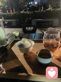 上海夜茶，一位粉丝来泡茶聊天配图