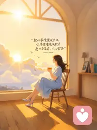 把心事慢慢说出口，让坏情绪随风散去，愿日子温柔，内心常安。配图