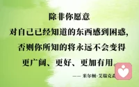 🌹除非你愿意对自己已经知道的东西感到困惑，否则你所知的将永远不会变得更广阔、更好、更加有用。
——米尔顿·艾瑞克森配图