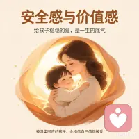 我们终其一生都在疗愈童年，也在学着好好做父母
给孩子构建安全依恋，不是无底线溺爱，
而是敏锐接住孩子的情绪，及时给出回应
让他相信：世界是温柔可控的，我值得被偏爱
这份内化的力量，会陪伴孩子走过往后所有风雨🌿配图