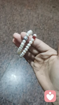 今天给自己安排一个珍珠手串，怎么样，好看吗配图