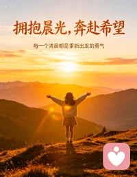 🌅 每一个今天，都是未来最年轻的起点。别怕慢，只怕站。向美好未来比心❤️，愿你眼里有光，心中有暖，脚下有路。哪怕风雨兼程，也相信雨后彩虹🌈，所有美好都会如期而至。配图