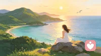 心里堵、总想叹气？按这里——
两乳连线中点，叫膻中穴。顺时针轻轻揉36下。配大马士革玫瑰精油一滴。
揉完你会发现，胸口那口气松了。
关注我，每天一个身心小方法。配图