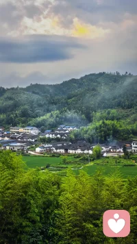 藏在大山深处的美景，满眼青绿沁人心脾，美到让人失语。行走山水间，静静感受这一方天地，仿佛忘却了世间所有烦恼。也许这就是山水自然的魅力，最简单又最纯粹，真教人流连忘返。
