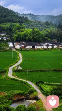 藏在大山深处的美景，满眼青绿沁人心脾，美到让人失语。行走山水间，静静感受这一方天地，仿佛忘却了世间所有烦恼。也许这就是山水自然的魅力，最简单又最纯粹，真教人流连忘返。