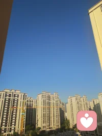 抛开昨日烦恼，迎着晨光出发，新的一天，满心欢喜。配图