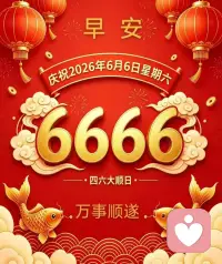 六六大顺，诸事顺遂㊗️配图