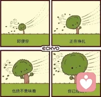 即便你正在挣扎，也绝不意味着你已经倒下配图
