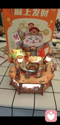 昨晚熬夜把这个拼完了
大家送礼最好别送这种没拼完的
太麻烦了，一点点偏差机器都动不起来
送拼完的行，就是自己费事配图
