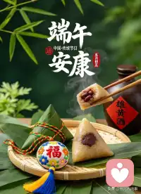亲爱的家人们，端午安康！
心存善意，不忘初心，跟着老师把温暖传递给更多人。大家互相陪伴，彼此照亮，平安顺遂，万事皆甜。配图