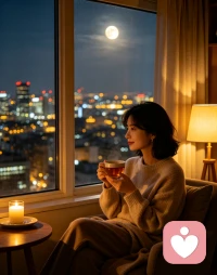 夜色慢慢沉静下来，一个人的夜晚只有安静，没有孤独。
走过岁岁年年，见过人来人往，慢慢懂得不必强求同行，独处亦是浪漫。
岁月会有风霜，前路偶有迷茫，但永远别辜负独一无二的自己。
好好经营情绪，认真热爱生活，按自己的节奏稳步前行，活出自在且热烈的人生。配图
