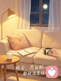 一天的情绪到此收纳，不必反复纠结过往。
允许自己松弛，允许暂时脆弱，有人愿意静静听你诉说。
夜色温柔，祝你好梦，晚安。配图