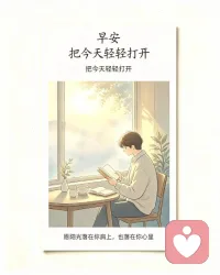 早安｜接纳平凡，慢慢发光
 
不是所有人都能拥有顺遂的开局，
也不是每一天都能遇见晴空万里。
 
出身无法挑选，天气无法左右，
但我们永远可以选择：温柔、努力、坚定、自愈。
 
新的清晨，接纳自己的平凡与普通。
不羡慕他人繁华，不焦虑自己平淡。
在自己的节奏里，慢慢沉淀，悄悄发光。
早安✨配图