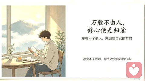 人生下半场:万般修行,皆在修心❤️