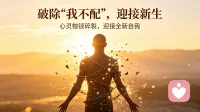 很多人一辈子都在情绪内耗、纠结、焦虑，
其实底层根源只有一个：潜意识深处的“我不配”。
 
你明明很好，却总觉得自己不够好；
你明明值得被爱，却不敢坦然接受真心；
你明明可以更好，却一次次自我限制、自我退缩。
 
这就是困住大多数人的隐形枷锁——不配得感。
 
很多人的不配得，不是自卑，是藏在骨子里的潜意识。
 
好运来的时候，你不敢接，总觉得自己担不起；
有人深爱你的时候，你慌张不安，总觉得早晚会失去；
机会靠近你的时候，你犹豫退缩，总害怕自己不配拥有。
 
从小到大，我们习惯懂事、习惯退让、习惯委屈自己，
慢慢在心里种下一个信念：
美好的东西是别人的，我只配辛苦、将就、普通。
 
就是这三个字，锁住了你的缘分、你的福气、你的幸福。
 
真正的灵性觉醒，不是看透世事，
而是推翻自我否定，重建自我价值。
 
你要明白一个真相：
你不需要拼命牺牲，才配被爱；
你不需要极致优秀，才配拥有美好。
 
你的存在，本身就是价值。
 
从今天开始，拆掉心里“我不配”的枷锁。
告诉自己：我值得温柔、值得偏爱、值得好运、值得圆满。
 
当你内心笃定“我值得”，
不再自我打压、不再自我内耗，
你会发现，人生所有美好，都会慢慢向你奔赴而来。
 
破除不配得，就是你最高级的修行。配图