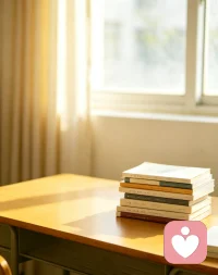 书桌前万千学子埋首伏案，笔尖不停，日夜追赶进度，心里满是紧绷与忐忑。不必逼自己时刻紧绷紧绷，放平节奏稳住心态，慢慢来才稳妥。从容踏稳每一步，外表淡然松弛，踏实蓄力，自有属于自己的光亮。配图