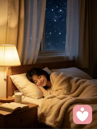 夜色温柔，晚风轻缓，放下一天的疲惫与烦忧。愿星光铺满你的梦境，所有不安都随风散去，好好休息，晚安。配图