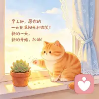 早上好，愿你的一天充满阳光和微笑！配图