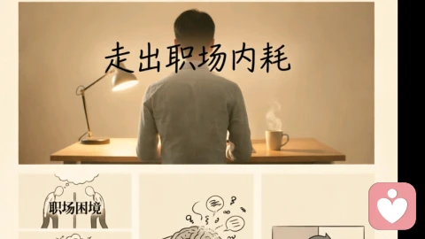 走出职场内耗:成年人的焦虑困境与自我减压预案