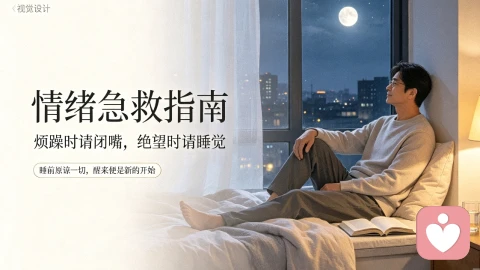 情绪急救指南：烦躁时请闭嘴，绝望时请睡觉