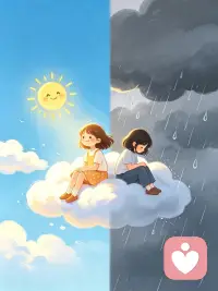 情绪就像天气，有晴有阴都很正常。
不必强迫自己时刻阳光，允许低落，也是一种温柔。
