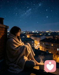 深夜屋顶，星河万里，心事万千。
凌晨专属情绪树洞卿辰倾听在线。
所有说不出口的委屈、迷茫、孤单，
都可以在这里安心倾诉，安静陪你熬过每一个无眠夜晚。