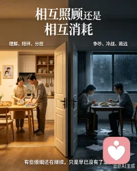 一段名存实亡的婚姻，名义上是夫妻，却少了温情；好的婚姻，贵在互相理解、彼此照顾。
 
看似只是一纸之差，实则冷暖自知。很多婚姻熬到最后，同住一个屋檐下，却各怀心事，遇事不商量，难过不宽慰，只剩责任和将就。而真正的婚姻，从来不是单方面的付出，你懂我的疲惫，我疼你的不易，遇事一起扛，日常互相体恤。
 
婚姻最好的状态，不是从不争吵，而是哪怕有分歧，也愿意体谅对方；哪怕日子平淡，也记得照顾彼此的情绪。若只剩空壳，再坚持也是内耗；若还有心意，就试着多一份体谅，双向奔赴，日子才有温度。