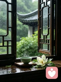 🌧️ 下雨天，世界都安静了下来。
今日做你的树洞，雨水是背景音，故事我都在听。

☕ 雨天限定服务：承接各种不开心、小牢骚、EMO情绪。
收费标准：一杯热奶茶，或者一个隔空拥抱。营业中，欢迎滴滴。配图
