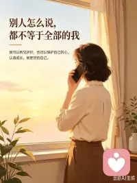 我会遇到不同的人，也会听到不同的评价。但评价只是声音，不是全部的我。我愿意接纳那些真实的部分，也愿意保护自己的心。不管别人怎么说，我都继续好好倾听、好好成长，做更好的自己。