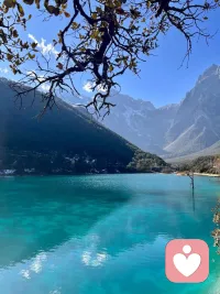 雪山和蓝湖，都接住了我的碎碎念……配图