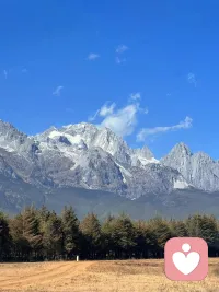 雪山和蓝湖，都接住了我的碎碎念……配图