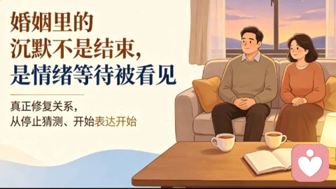 婚姻里的沉默不是结束,是情绪等待被看见