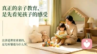 真正的亲子教育，是先看见孩子的感受