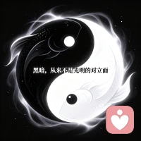 黑暗从来不是光明的对立面
只是它的另一面
光与暗都是千面中的一面