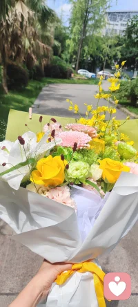 最近很忙…
  
忙的  停下来收到一束花…都可以让我很开心…
  当你心情不好的时候…一定要去买花…
   花是可以调节心情的美好的事物…
    开心才能长寿，才能抗衰…
   祝大家天天开心