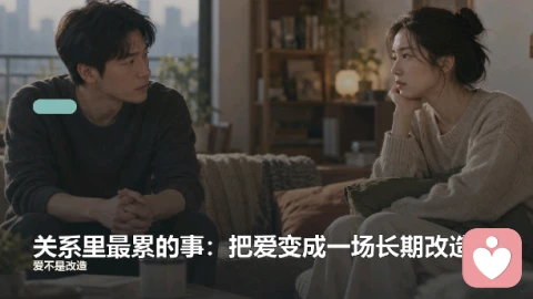 总想改变伴侣的人，为什么最后越来越失望