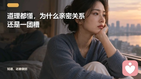 明明懂很多情感道理,为什么冲突时一个也用不上