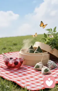 粽🍙叶裹温柔，日子皆顺流❤️愿你我端午节安康！配图