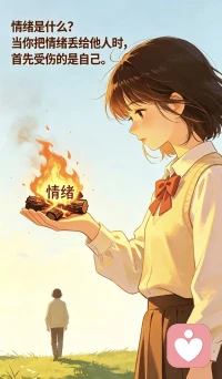 情绪不会因为你不表达而消失
情绪只会因为被理解，被看见，被安放才能流动