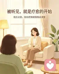 今天也认真接住了一些情绪，被听见，本身就是一种力量👏配图