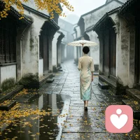 愿你在雨声里听见自己，
也在泥泞路上慢慢靠近光。
温柔倾听，安静陪伴。