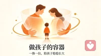 做孩子的容器，温柔托举孩子的成长