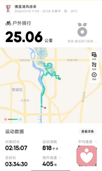 车轮向前，烦恼向后，晚风治愈所有的疲惫。没人倾诉的情绪，就让一路晚风陪着骑行，慢慢释怀。