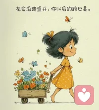 “好的陪伴会像阳光一样照亮你” ​ ​​​