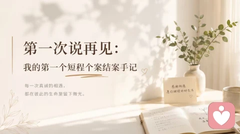 第一次说再见：我的第一个短程个案结案手记