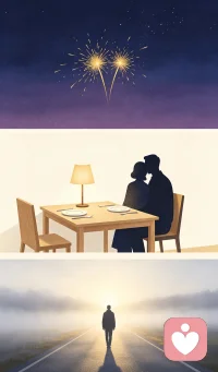 婚姻的三重内核
 
一、爱情：转瞬即逝的心动火花
 
爱情本是浓烈的心动与激情，是两个人碰撞出来的热烈火花，是婚姻最初的入场券。
绝大多数婚姻走到后半段，轰轰烈烈的爱意都会慢慢褪去，新鲜感消散、激情归于平淡。爱情只负责开场，从来不是婚姻一辈子的底色。罗素早已点明：没有爱意支撑的婚姻，会变成困住两个人的无形牢笼，朝夕相处只剩冷漠疏离，在漫长日子里独自忍受孤独与煎熬。
 
二、婚姻：层层堆叠的责任契约
 
褪去热恋的滤镜之后，婚姻本质是责任的叠加，是一场一辈子的生活合作。
它不再要求日日浪漫、时刻深情，而是柴米油盐里彼此兜底，遇事共同扛下风雨，携手养育子女、安顿家庭。尼采把婚姻定义为一场漫长的对话：激情落幕之后，两个人守住家庭的底线，顾家尽责、安稳度日，用契约与担当撑起烟火日常。
无爱平淡本就是婚姻的常态，婚姻的核心从来不是至死不渝的热恋，而是分工协作、互相托底的家庭责任。只要婚姻的功能还在，两个人可以安稳过日子、互不内耗，平淡的相守就有长久的意义。
 
三、婚姻：一场完整的自我成长
 
婚姻也是独属于一个人的成长修行。
走进婚姻，人会褪去年少的浪漫幻想，在一地琐碎里学会包容、妥协与担当。长久的烟火相处，会磨平性格里的棱角，让人慢慢读懂亲密关系，学会经营家庭、接纳生活的不完美。
罗素戳破了婚姻神圣化的陷阱：不必被世俗的名分捆绑，困在消耗彼此的牢笼里委屈一生。如果婚姻只剩下互相猜忌、彼此拖累，及时放手也是对自我人生的负责。
好的婚姻，是两个人在漫长对话里双向成长；糟糕的婚姻，会不断内耗、拖垮人生。清醒取舍，守住自我，才是成年人在婚姻里最好的成长答卷。
 

 
爱情是一时心动，烟火转瞬即逝；
婚姻是责任叠加，三餐岁岁相依；
婚姻更是一场终身成长，在一地鸡毛里修心，在取舍之间活出通透。
不必强求婚姻永远热恋，只要两个人能彼此托底、安稳同行，平淡的日子，便是最好的归宿。
